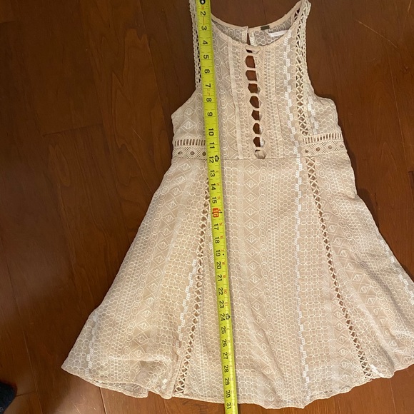 NWOT free people wherever you go crocheted mini dress size 0 - Picture 4 of 8